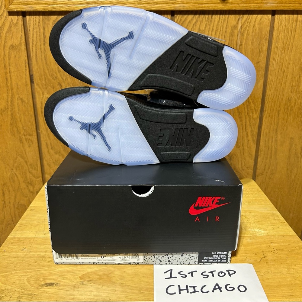 Air Jordan 5 Retro OG Black Metallic Reimagined HF3975-001 2025 Men’s 8.5 NEW - Picture 7 of 8